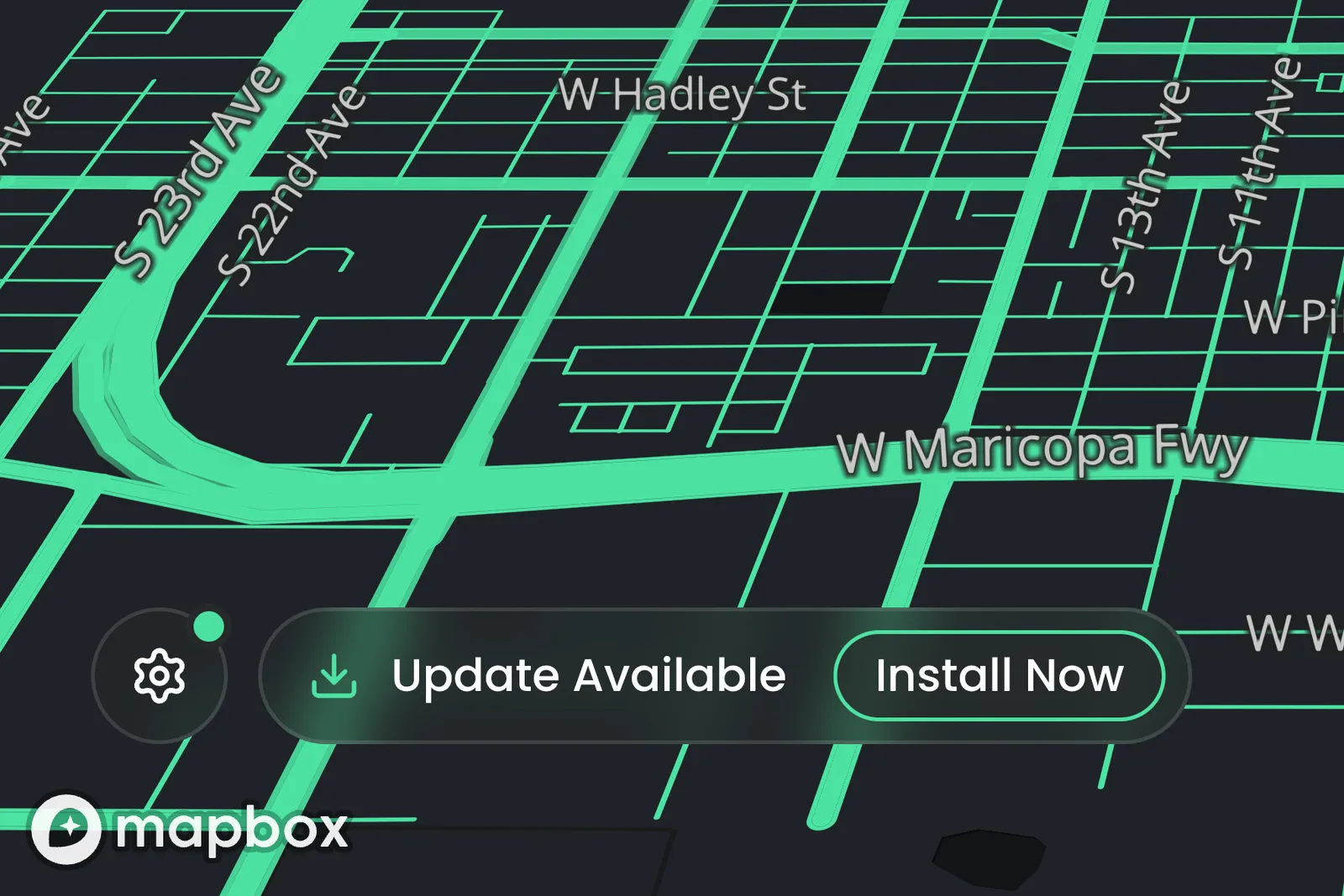 Update Available on the map